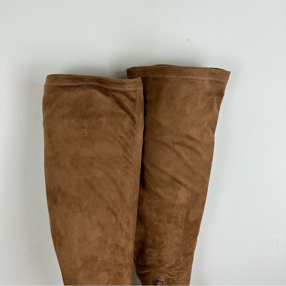 Steve Madden Jacoby Womens Faux Suede Block Heel Knee-High Boots Over The Knee - Picture 8 of 13